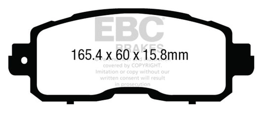 EBC Brakes - S10 Kits Greenstuff 2000 And GD Rotors - S10KF1454