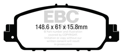 EBC Brakes - S20 Kits Ultimax And Plain Rotors - S20K2047
