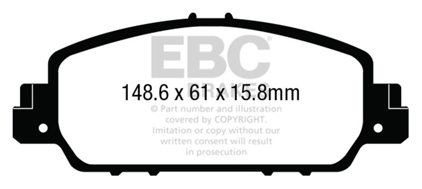 EBC Brakes - S10 Kits Greenstuff 2000 And GD Rotors - S10KF1456