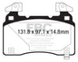 EBC Brakes - S4 Kits Redstuff And USR Rotor - S4KF1808