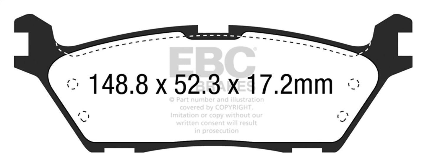 EBC Brakes - S9 Kits Yellowstuff And USR Rotors - S9KR1622