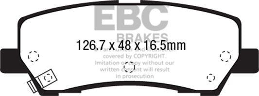 EBC Brakes - S9 Kits Yellowstuff And USR Rotors - S9KR1507