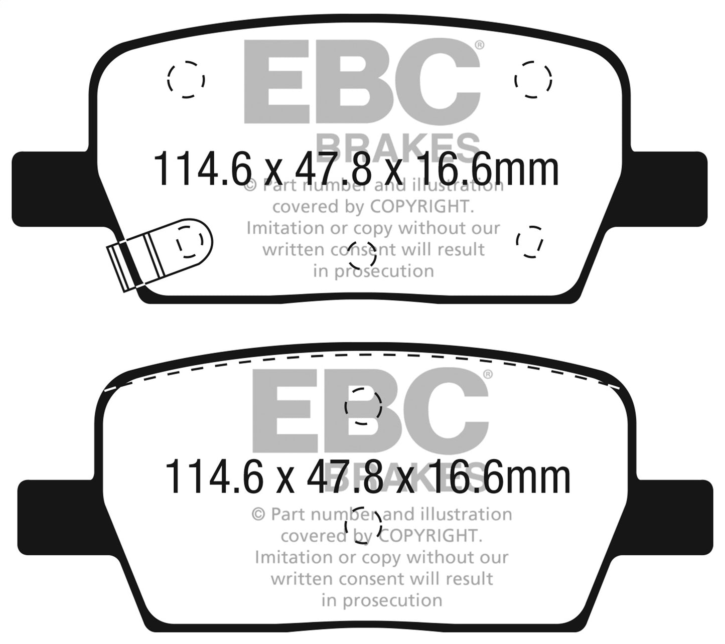 EBC Brakes - S9 Kits Yellowstuff And USR Rotors - S9KR1571