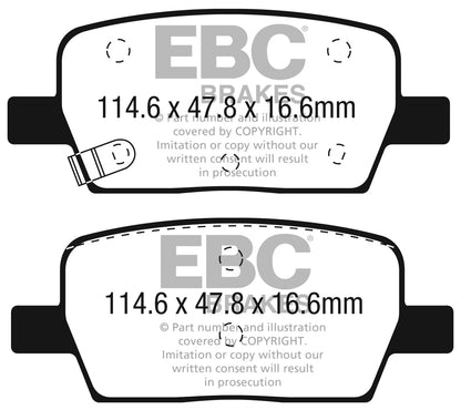 EBC Brakes - S9 Kits Yellowstuff And USR Rotors - S9KR1571