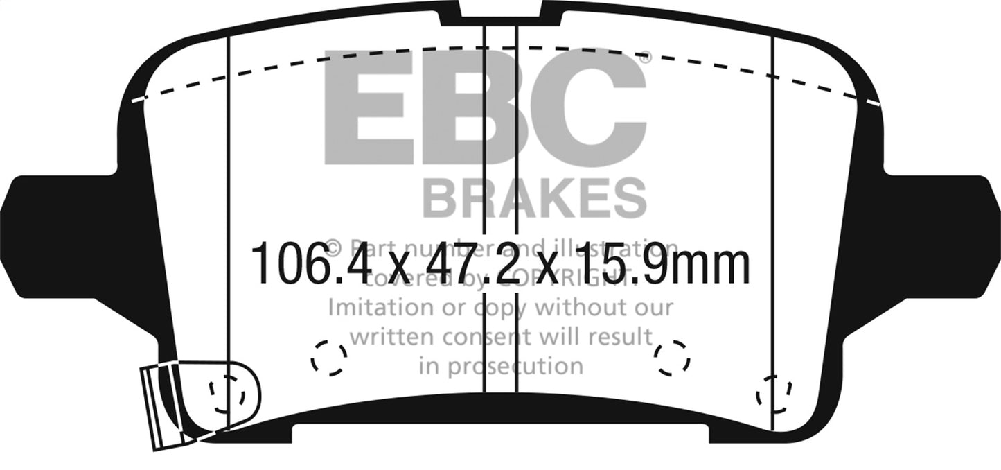 EBC Brakes - S5 Kits Yellowstuff And GD Rotors - S5KR1690