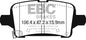 EBC Brakes - S5 Kits Yellowstuff And GD Rotors - S5KR1690