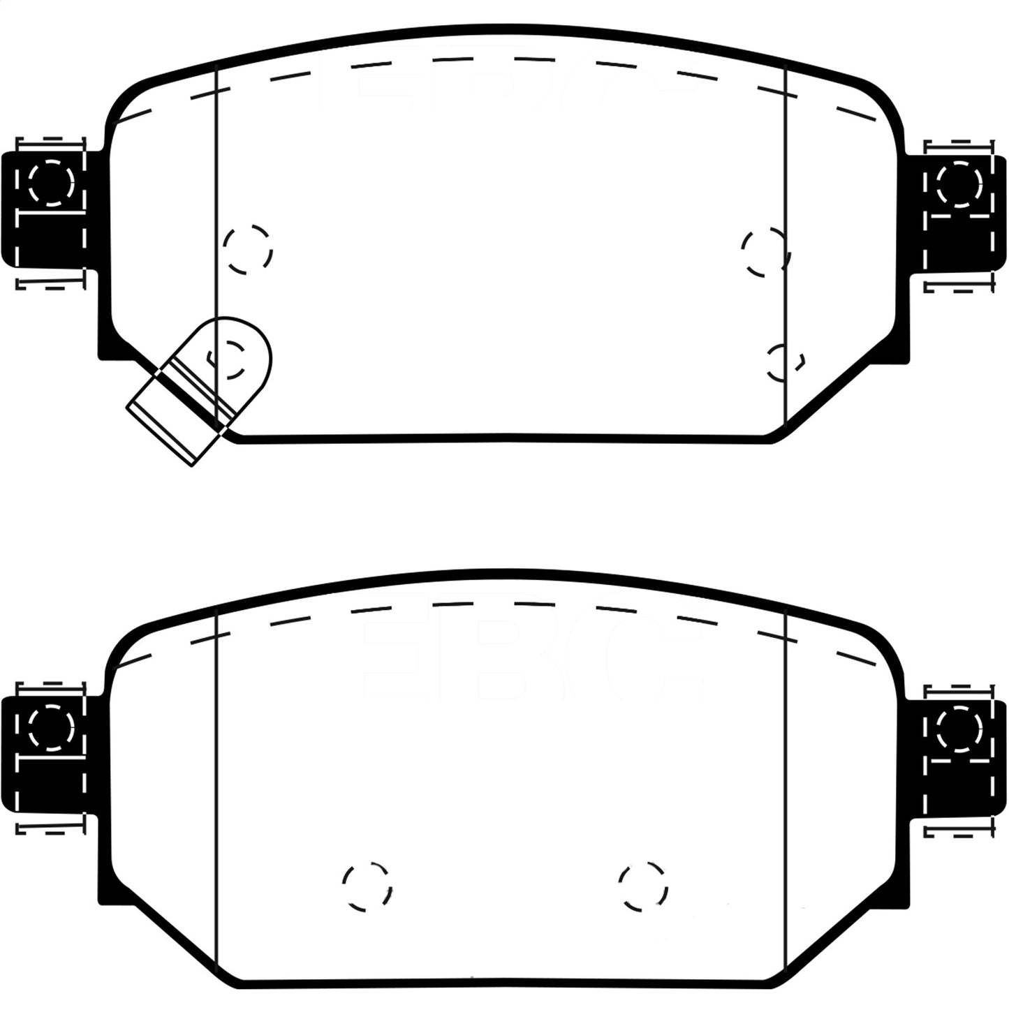 EBC Brakes - S9 Kits Yellowstuff And USR Rotors - S9KR1579