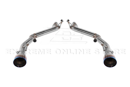 2024-Present Ford Mustang GT Muffler Delete Axle Back Dual Burnt Tips Exhaust