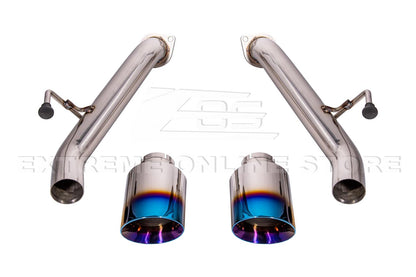 2023-Present Nissan 400Z RZ34 Muffler Delete Axle Back Dual Burnt Tips Exhaust