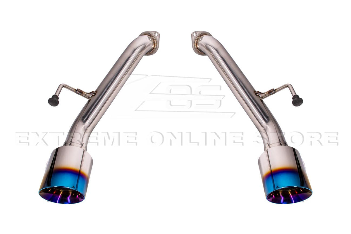 2023-Present Nissan 400Z RZ34 Muffler Delete Axle Back Dual Burnt Tips Exhaust