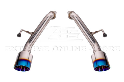 2023-Present Nissan 400Z RZ34 Muffler Delete Axle Back Dual Burnt Tips Exhaust
