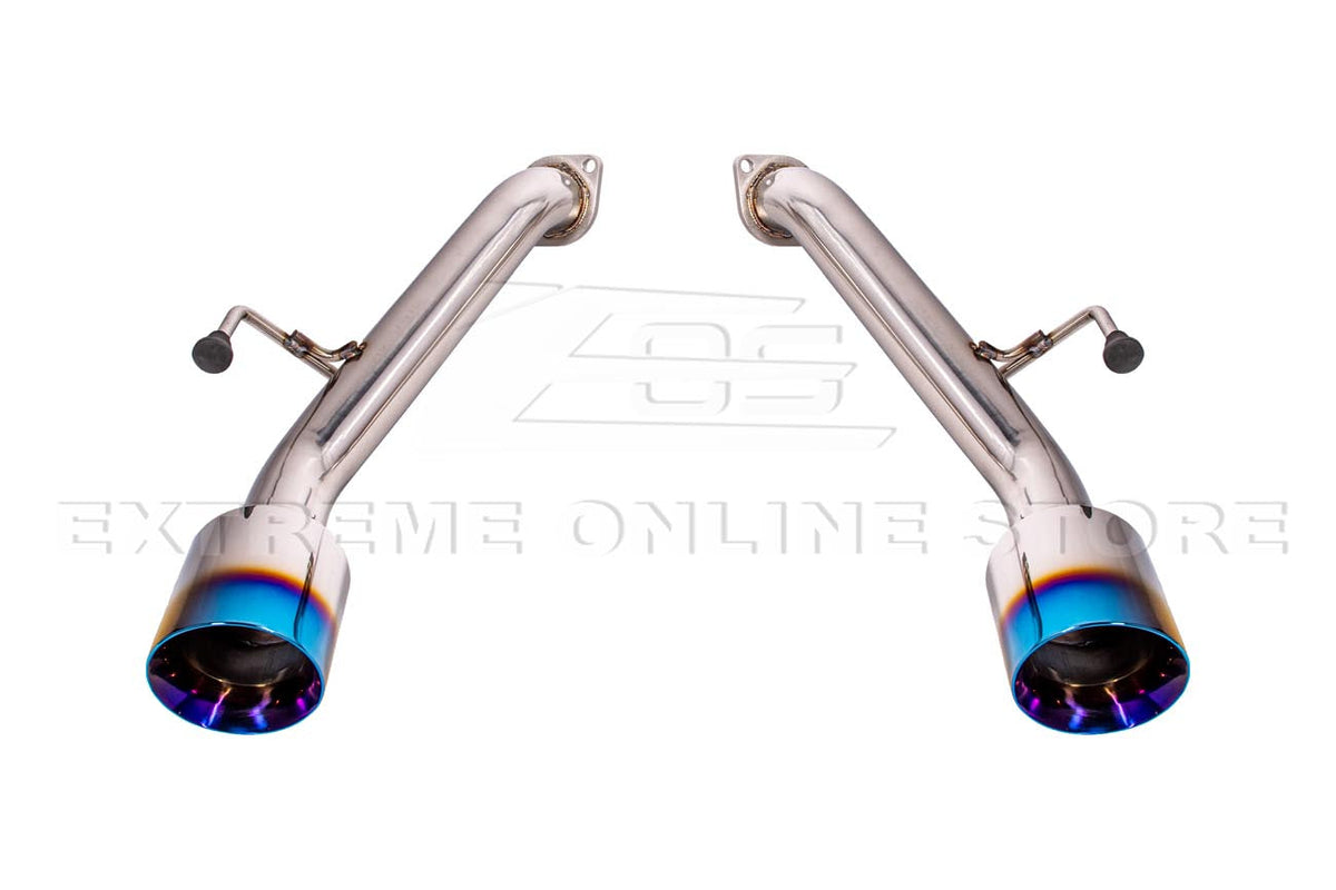 2023-Present Nissan 400Z RZ34 Muffler Delete Axle Back Dual Burnt Tips Exhaust
