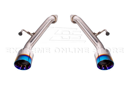 2023-Present Nissan 400Z RZ34 Muffler Delete Axle Back Dual Burnt Tips Exhaust