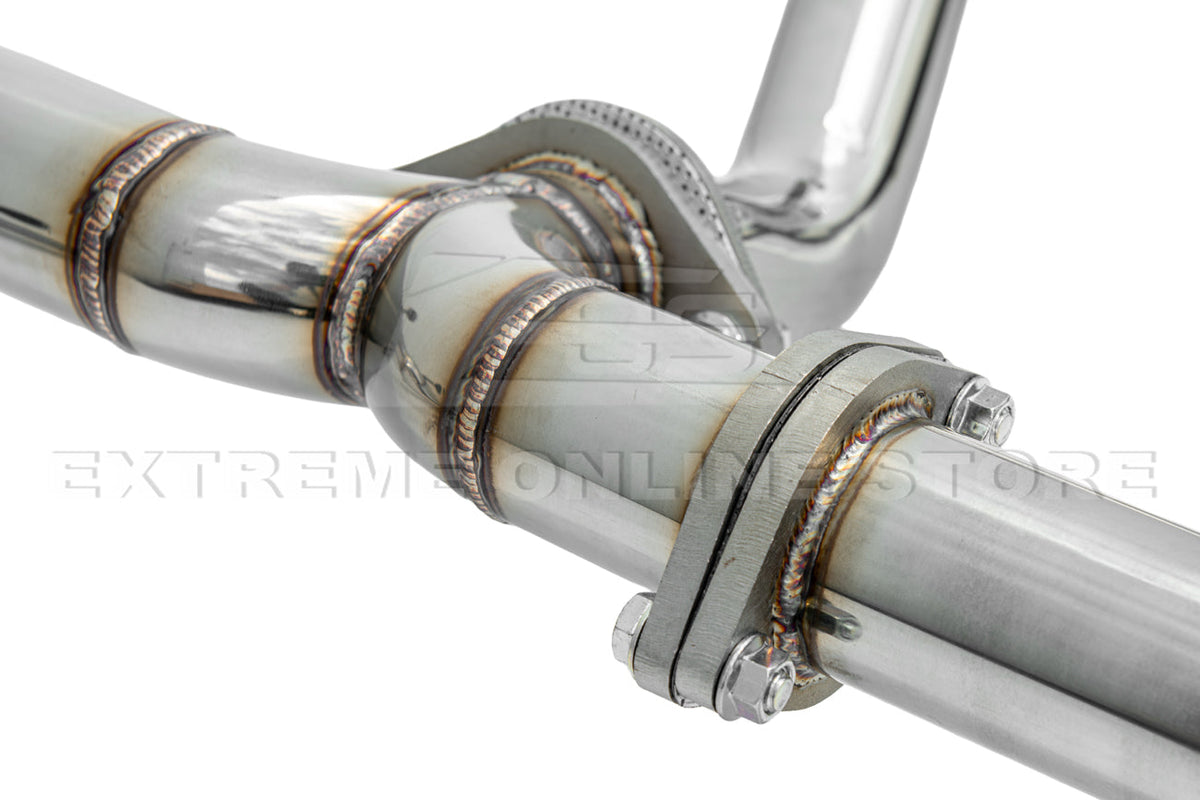 2022-Present Toyota GR86 Subaru BRZ BOSO Style Muffler Delete Cat Back Exhaust