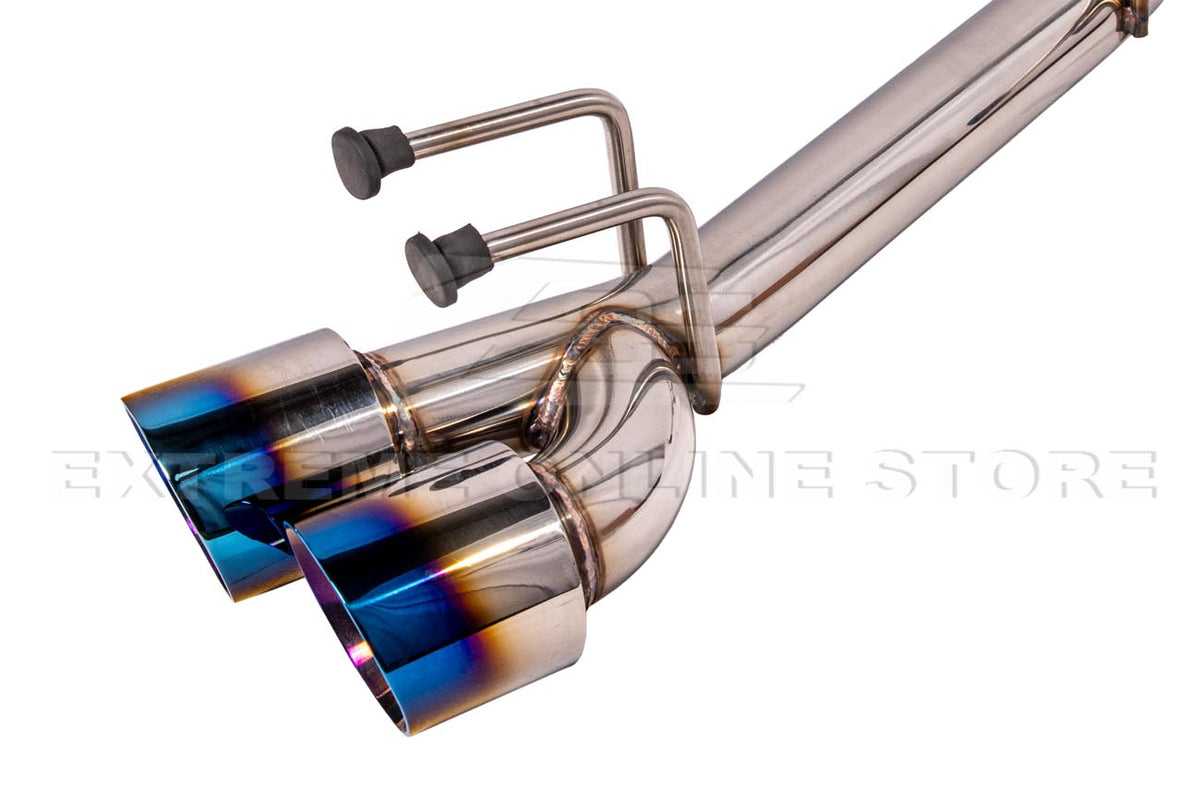 2018-2024 Toyota Camry SE Muffler Delete Single Exit Axle Back Burnt Tips Exhaust