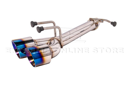 2018-2024 Toyota Camry SE Muffler Delete Single Exit Axle Back Burnt Tips Exhaust