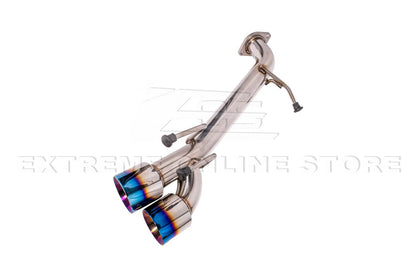 2018-2024 Toyota Camry SE Muffler Delete Single Exit Axle Back Burnt Tips Exhaust