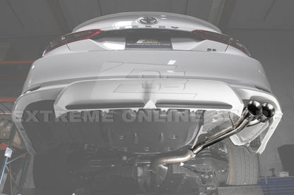 2018-2024 Toyota Camry SE Muffler Delete Single Exit Axle Back Burnt Tips Exhaust