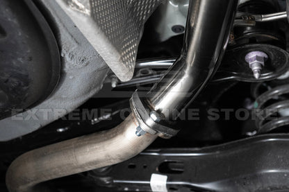 2018-2024 Toyota Camry SE Muffler Delete Single Exit Axle Back Burnt Tips Exhaust