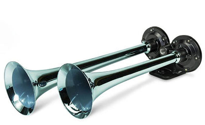HP10213 Premium Dual Air Horn Kit W/Air Horn Kit (HP10073) And Onboard Air Kit (HP10163)