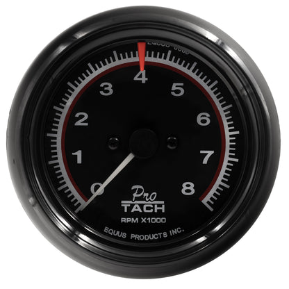3-3/8 In. Black Tachometer