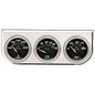 2 In. Chrome Volt Triple Gauge Kit