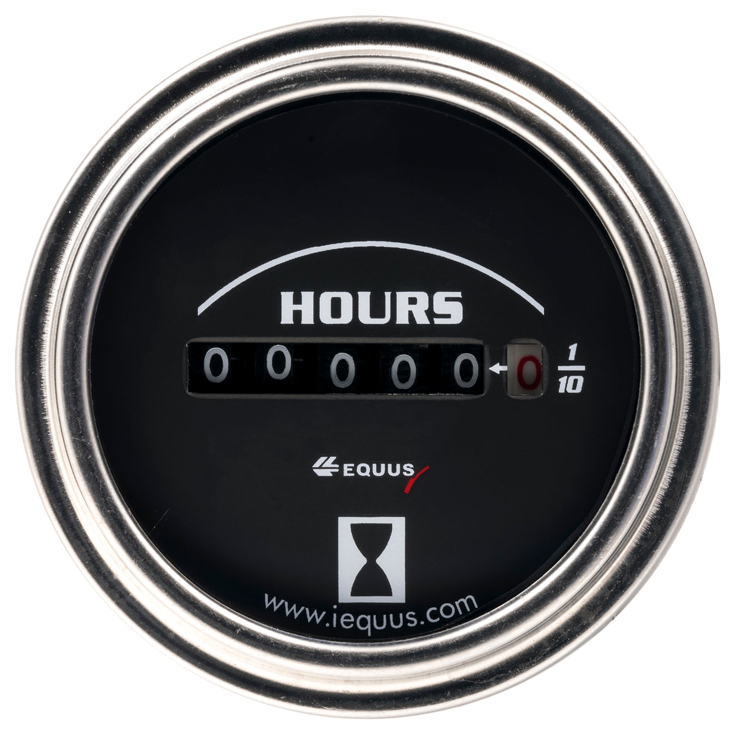 2 In. Chrome Hourmeter
