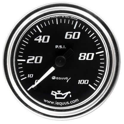 2 In. Chrome Mechanical Oil Pressure Gauge