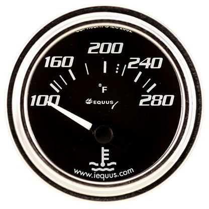 2 In. Chrome Electric Water Temperature Gauge