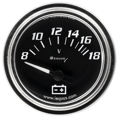 2 In. Chrome Voltmeter