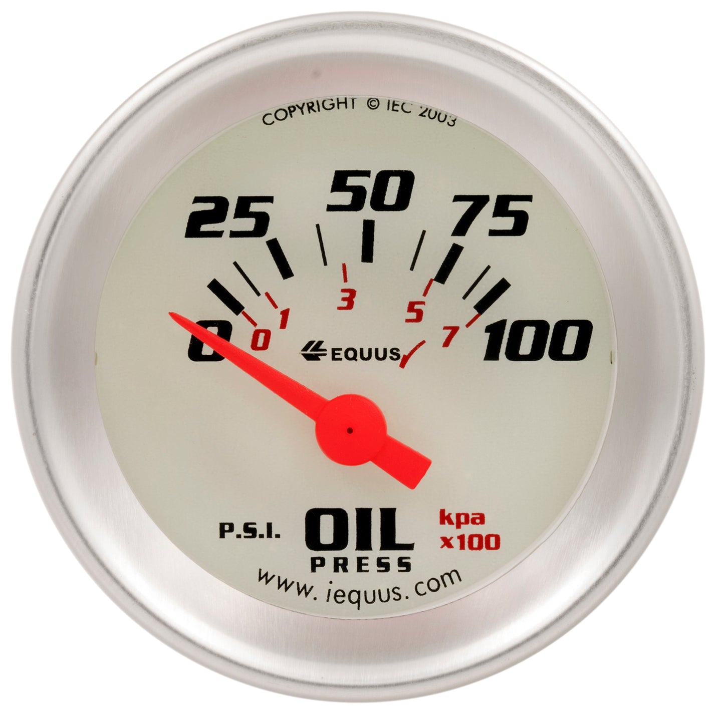 1-1/2 In Electric Oil Pressure Gauge