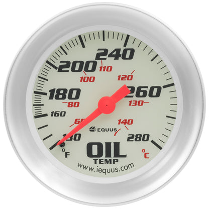 2-5/8 In. Mechanical Oil Temperature Gauge