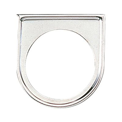 2 In. Chrome Single Mounting Panel