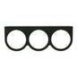 2 In. Black Triple Gauge Mounting Panel