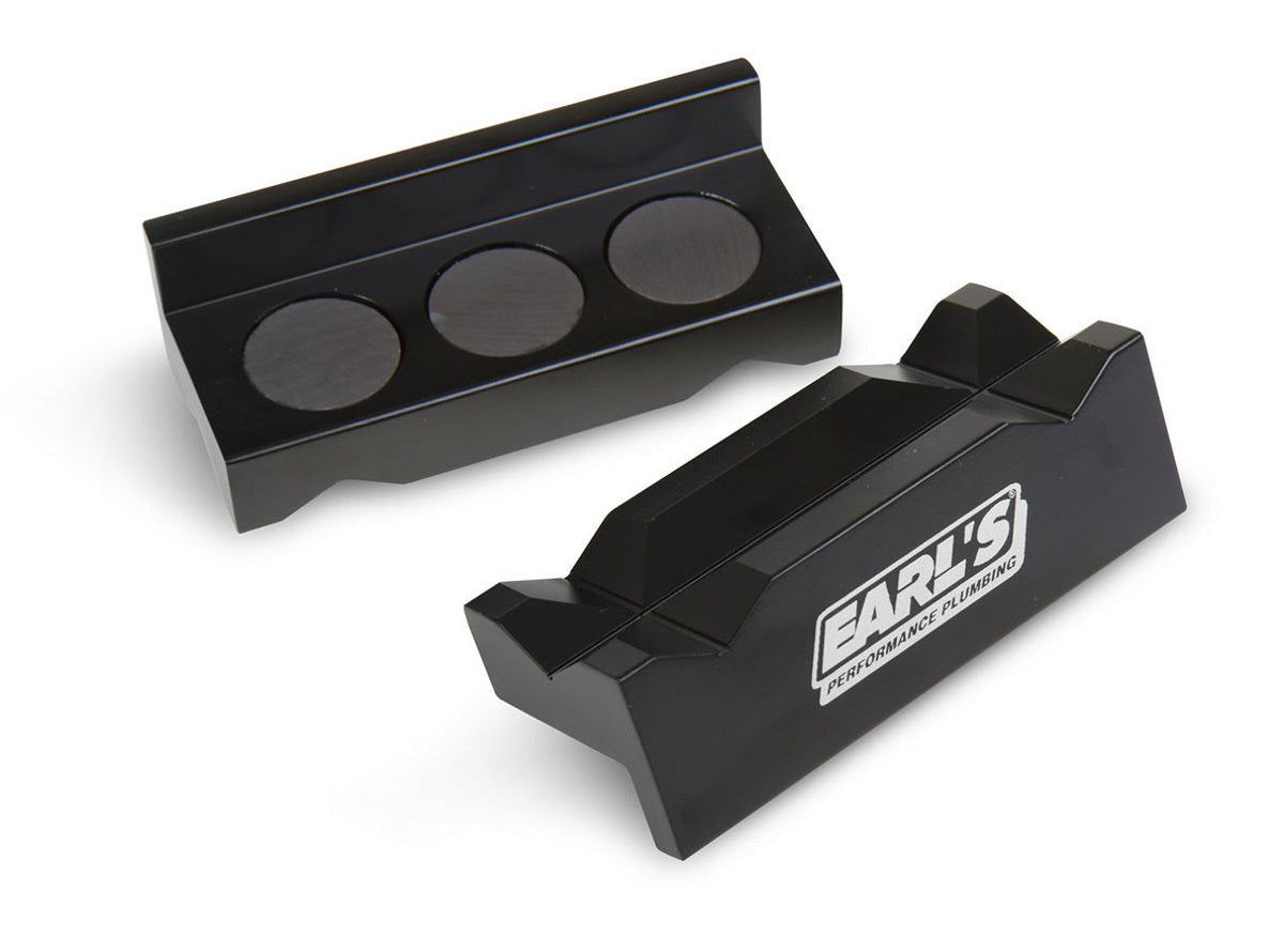 Vise Jaws Black Anodized Aluminum - 1004ERL