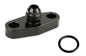 Turbo Oil Drain Back Flange 6an - Black - GT0003ERL
