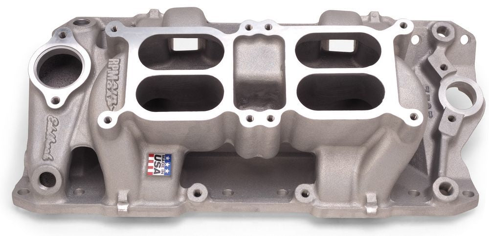 SBC Dual Quad Air Gap Intake Manifold - 7525
