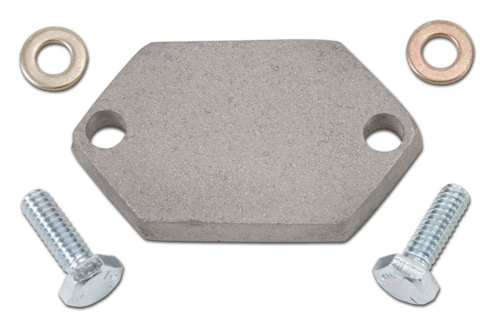 Choke Block-Off Plate - Ford 351M/400 - 8971