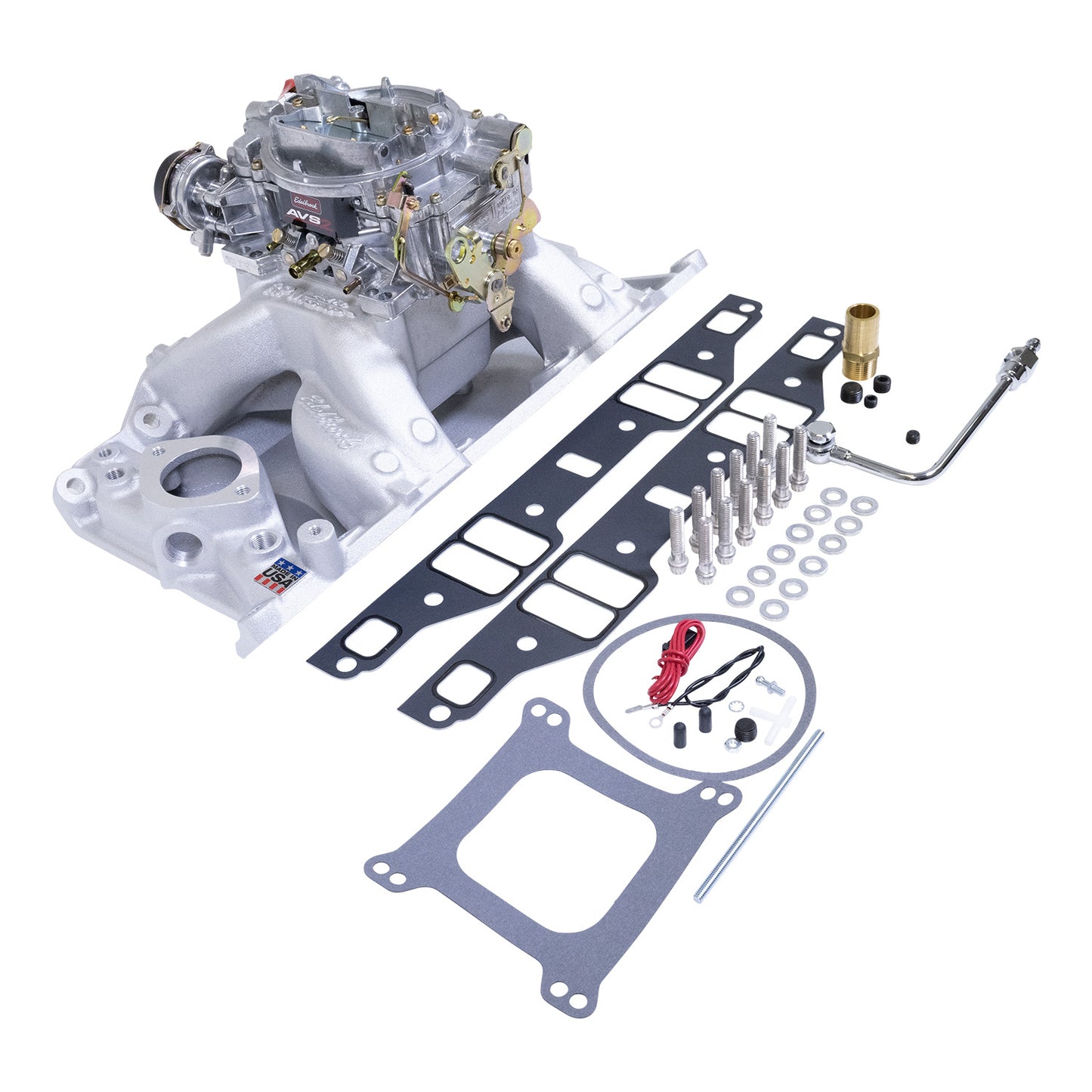 Edelbrock Performer RPM Air-Gap Intake Manifold And Carburetor Kits 2075