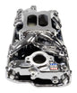 Performer RPM Small Block Chevy AIR-Gap Intake Manifold  Chrome Plasma Finish