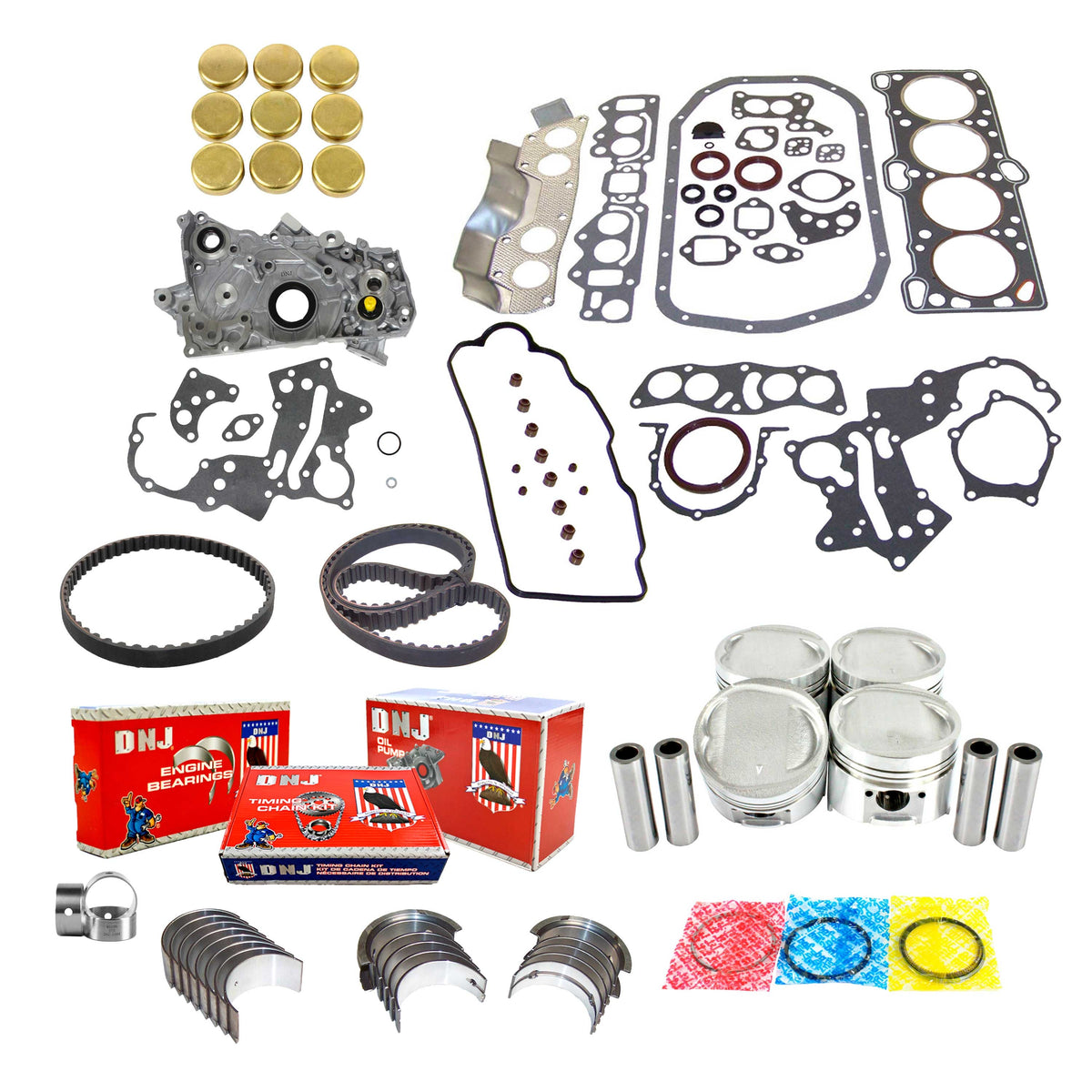 Master Engine Rebuild Kit 1987-1989 Dodge,Mitsubishi,Plymouth 2.0L