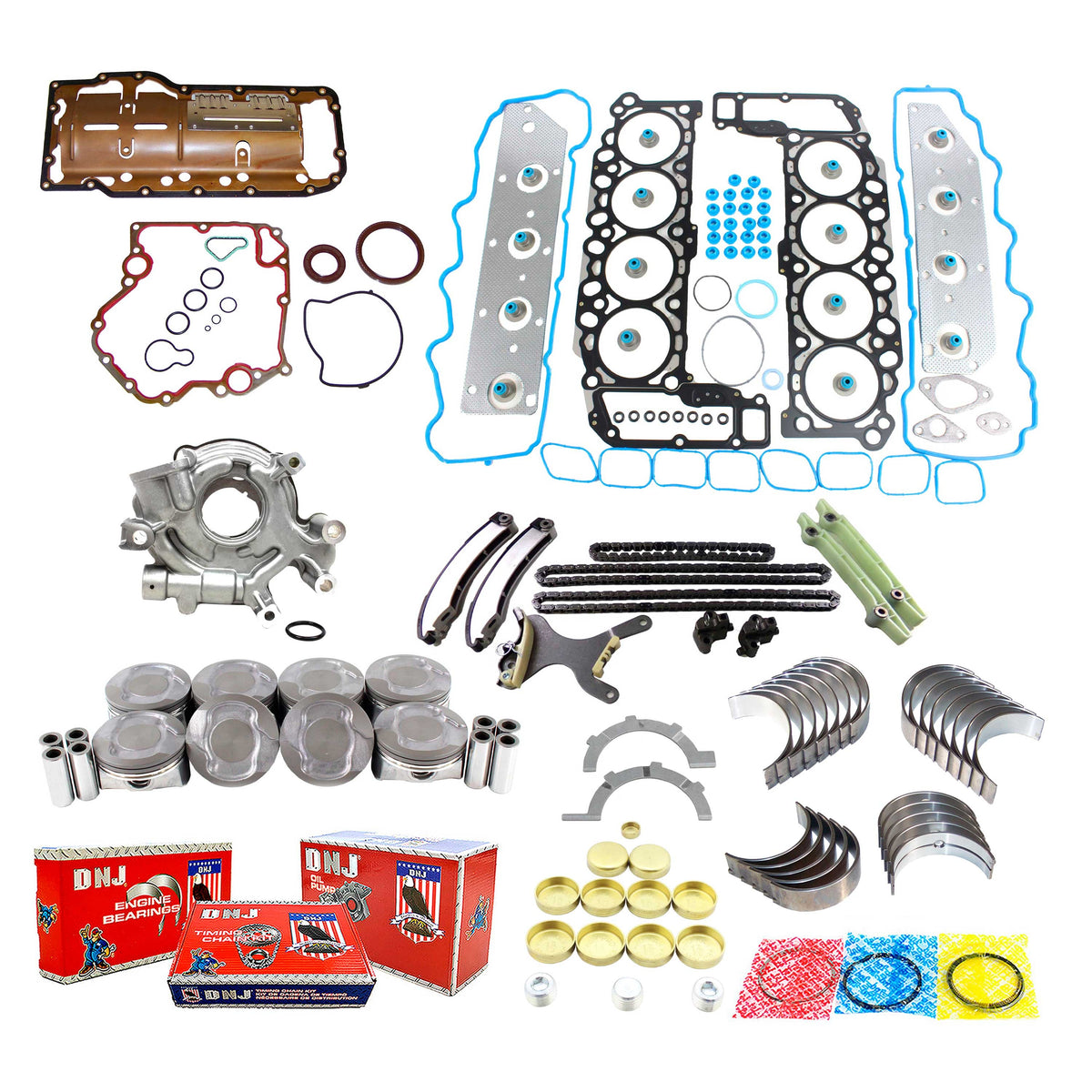 Master Engine Rebuild Kit 2008-2013 Chrysler,Dodge,Jeep,Ram 4.7L