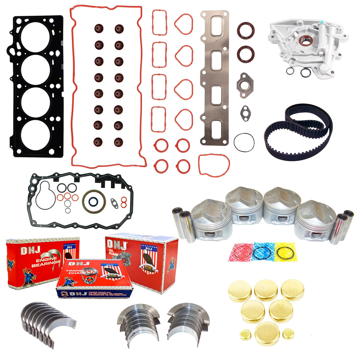 Master Engine Rebuild Kit 2003-2010 Chrysler 2.4L