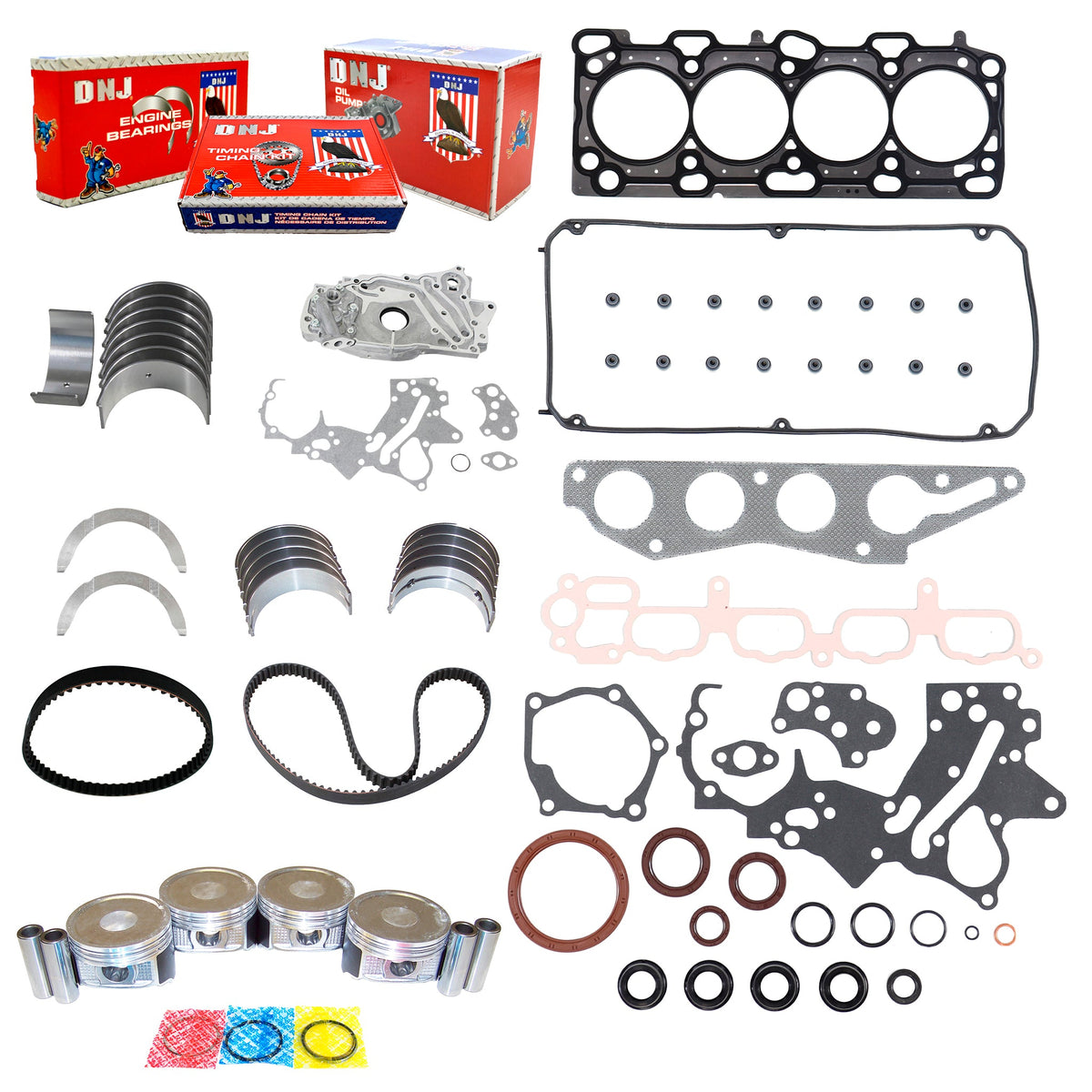 Master Engine Rebuild Kit 2007-2012 Mitsubishi 2.4L