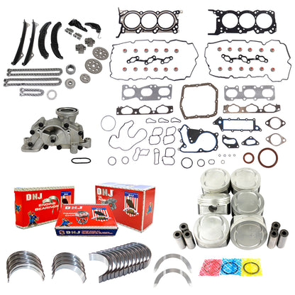 Master Engine Rebuild Kit 2009-2011 Hyundai,Kia 3.8L