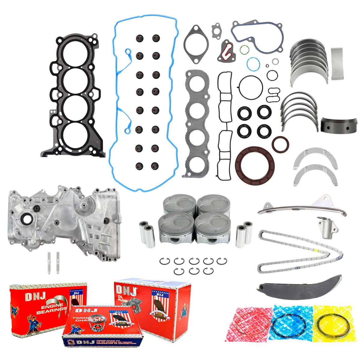 Master Engine Rebuild Kit 2014-2020 Hyundai Elantra, Kia Forte 2.0L