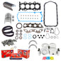 Master Engine Rebuild Kit 2001-2005 Honda 1.7L