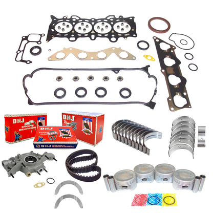 Master Engine Rebuild Kit 2001-2005 Honda 1.7L