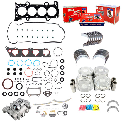 Master Engine Rebuild Kit 2009-2012 Acura,Honda 2.4L