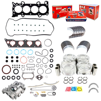 Master Engine Rebuild Kit 2008-2011 Honda 2.4L L4